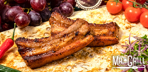 Шашлык из свиных ребрышек