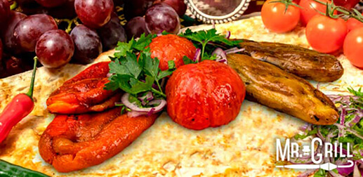 Овощи на углях